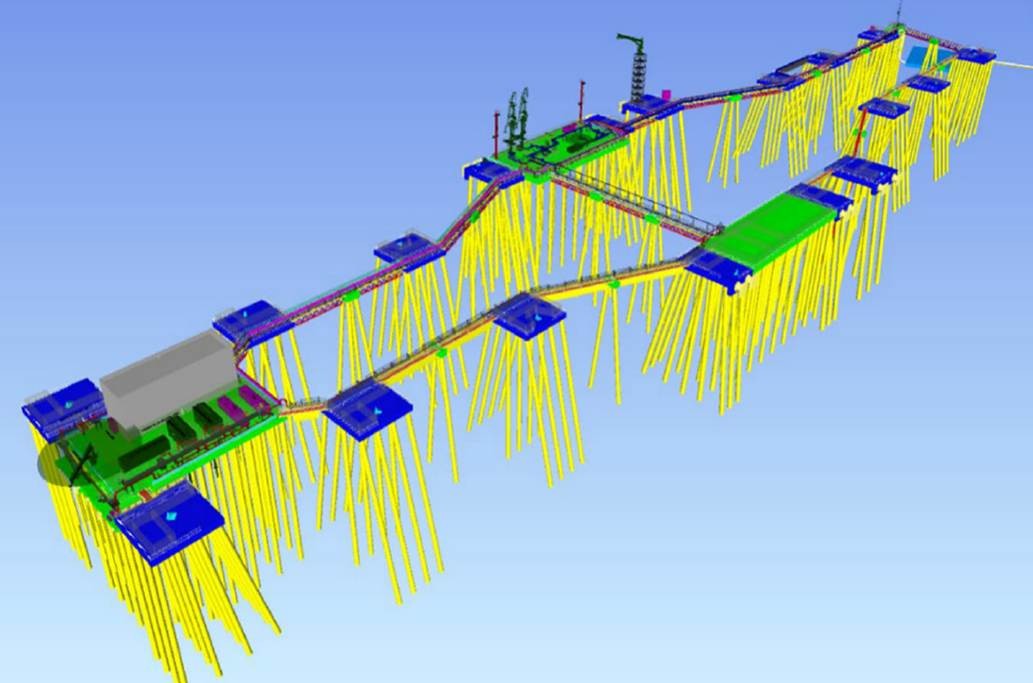 Engineering model of the Poland FSRU offshore terminal